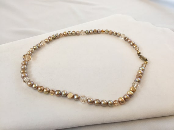 Vintage, Champagne Freshwater Pearl and Aurora Bo… - image 5