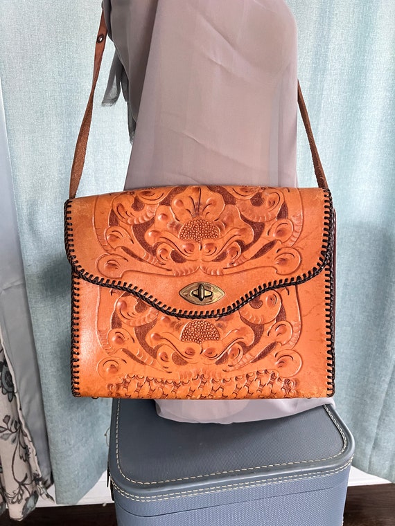 Southwestern leather handbags clearance