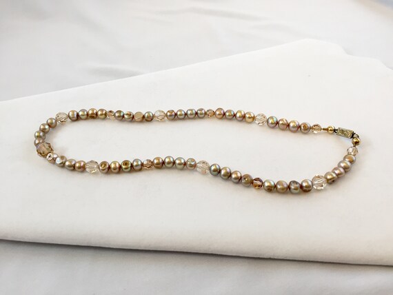 Vintage, Champagne Freshwater Pearl and Aurora Bo… - image 3