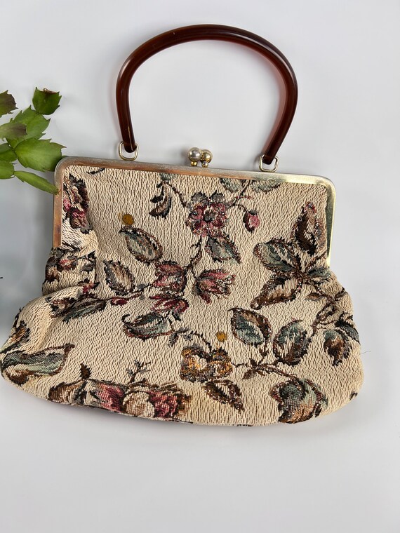 Top Handle Tapestry Bag - image 3