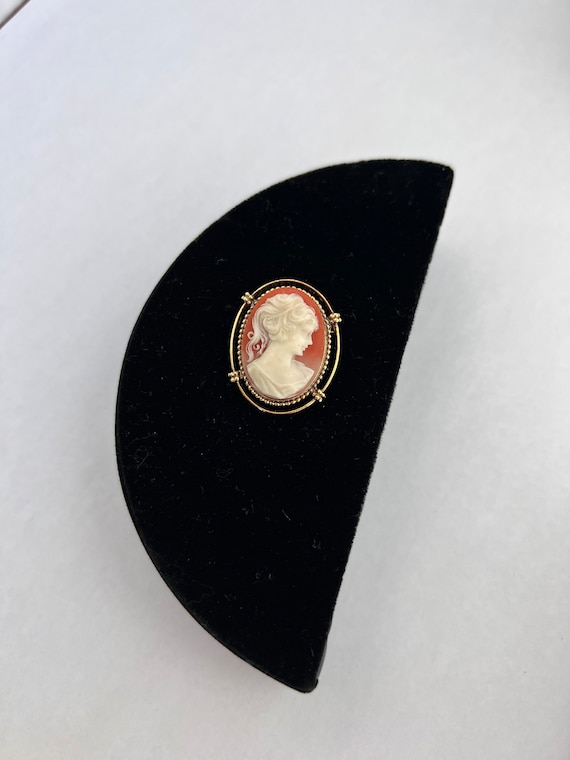 Oval Cameo Brooch