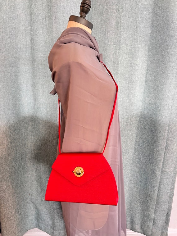 Vintage Inge Christopher Red Corduroy Clutch, Con… - image 7