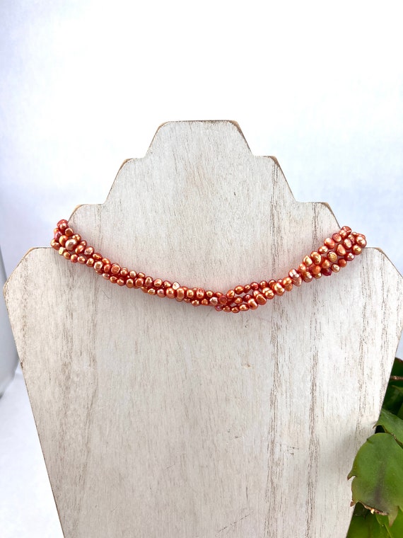 Freshwater Peal Necklace Multi Strand