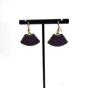 Purple Cloisonne Laurel Burch Earrings