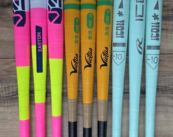 Batte de baseball crayon : batte en plastique scotchée personnalisée - France