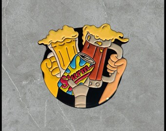110 Slurm Beer Mugs | Cartoon| Humorous | Sarcastic Pins | Brooches