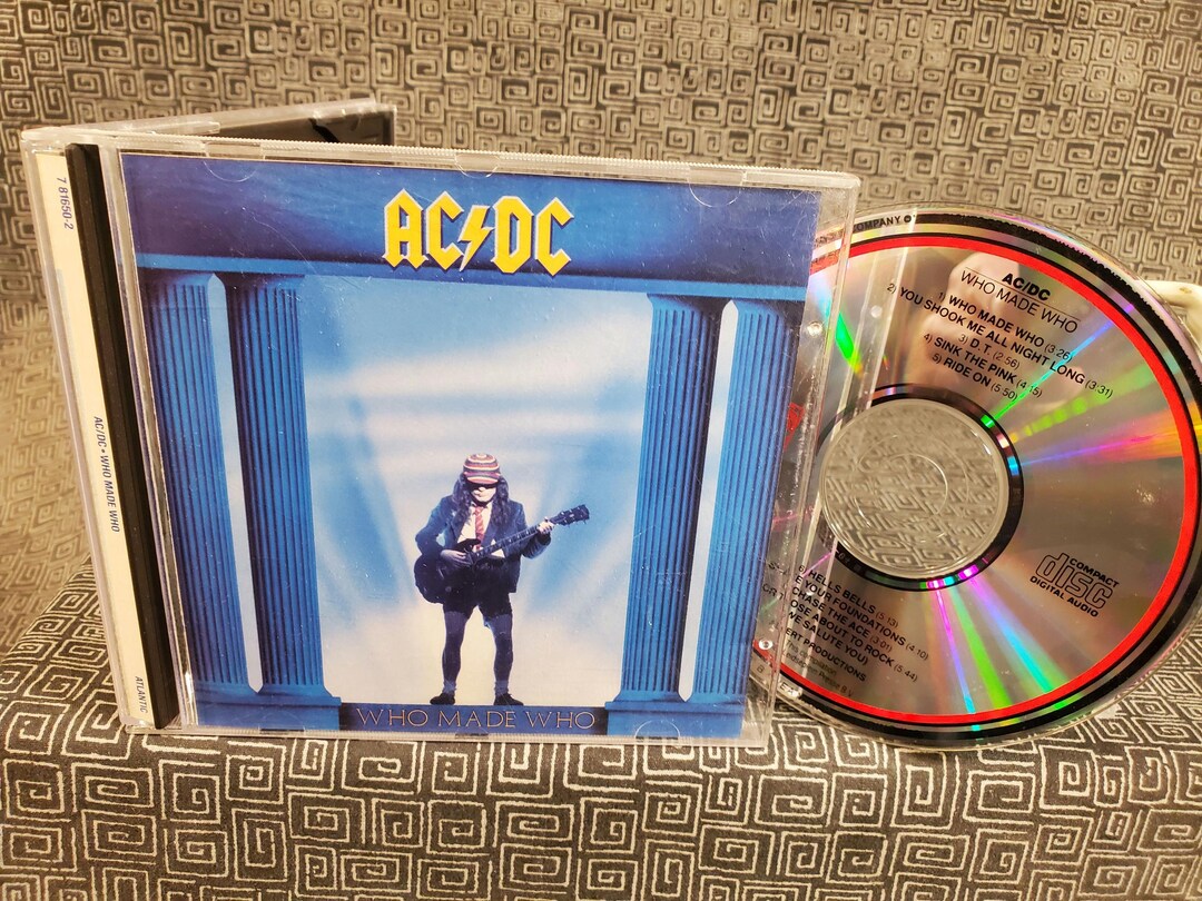 ACDC Who Made Who CD Maximum Overdrive Movie Soundtrack - Angus Young ...