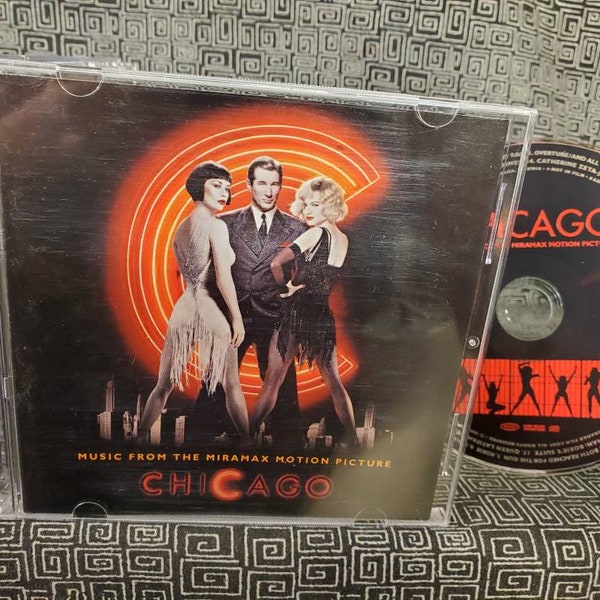 CHICAGO Movie Soundtrack CD - Renee Zellweger - Broadway Musical - Danny Elfman