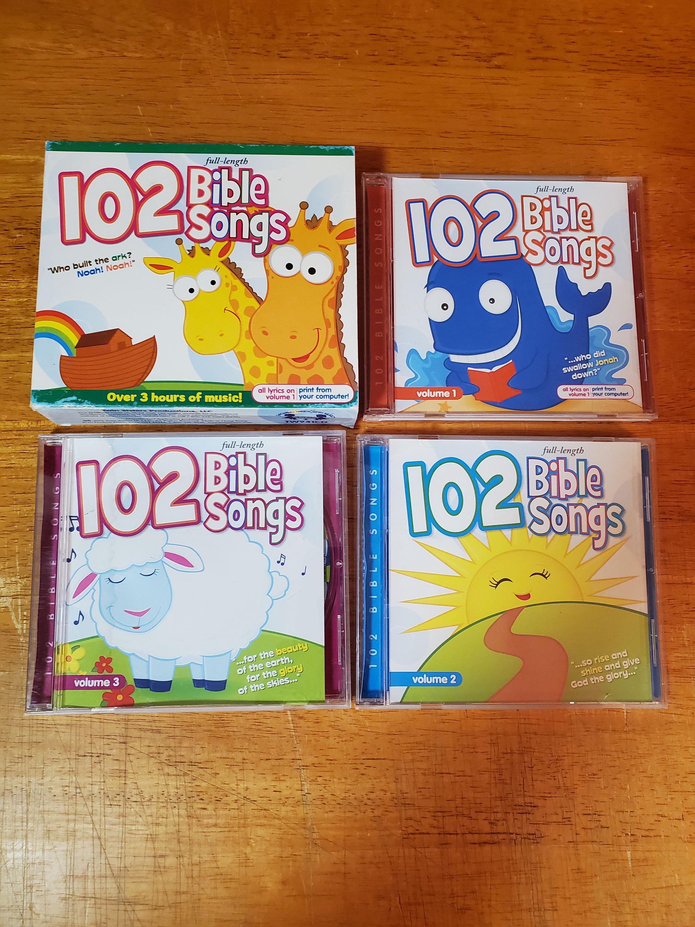 101 Bible Songs CD - 3 Disc Set Children's Kid Songs Box Set - Etsy