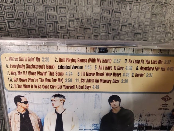 Backstreet Boys CD Debut Album HDCD - Nick, Howie, Brian, A.J, and