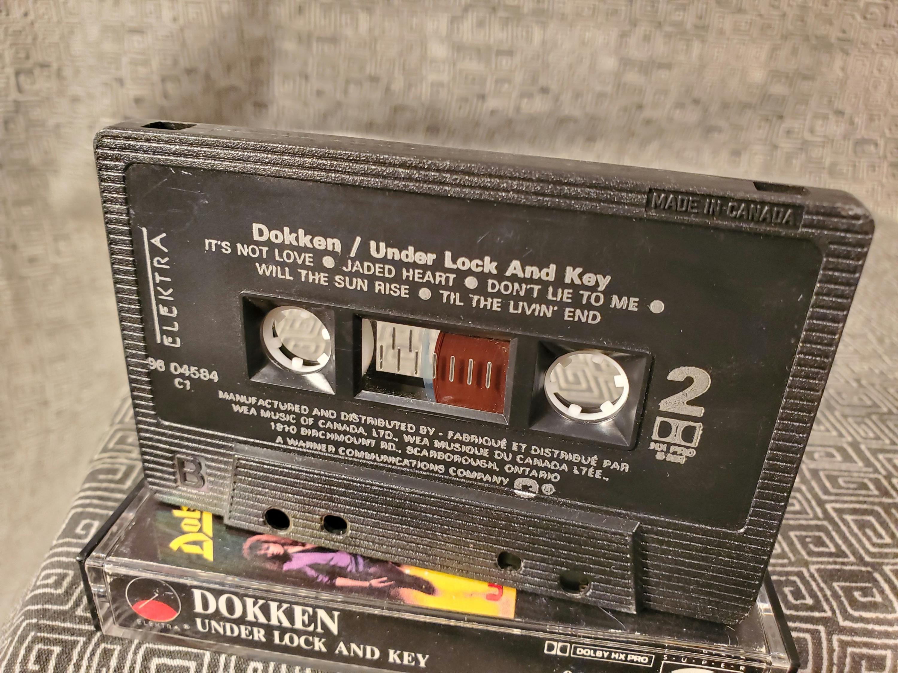 DOKKEN Cassette Tape Under Lock and Key in My Dreams, It's Not