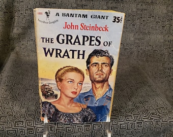 John Steinbeck The Grapes Of Wrath Paperback Book  Nobel Prize Author - 1951