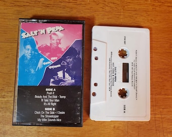 Salt N Pepa Cassette Tape  Hot Cool Vicious  Push It, Old School Hip Hop 80's Rap Yo MTV Raps, 1987