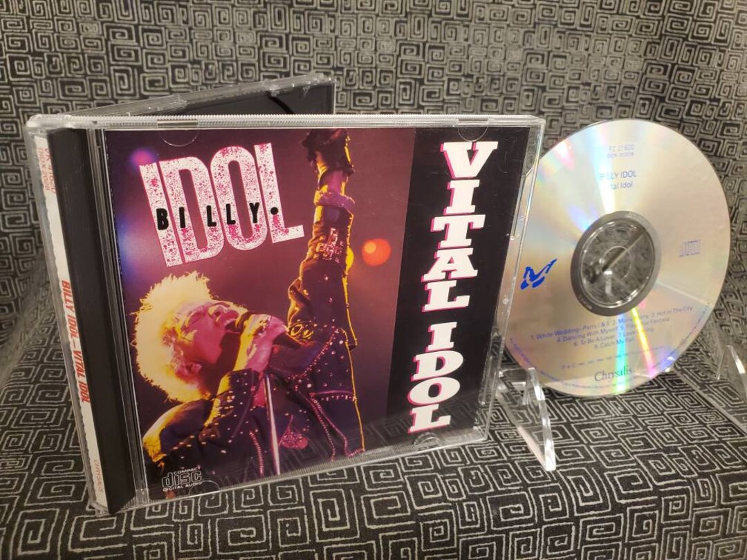 Billy Idol CD Vital Idol Greatest Hits Compact Disc White Wedding Mony