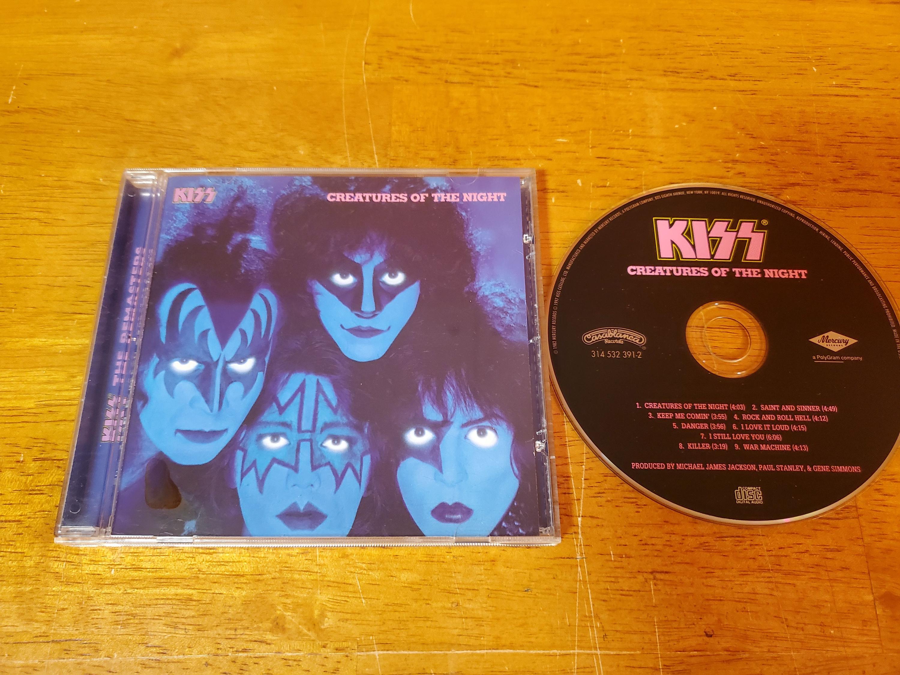 KISS CD - Creatures of the Night - Ace Frehley - Vinnie Vincent