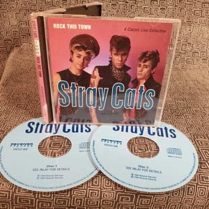 Stray Cats 2 CD Set - Live Greatest Hits - Brian Setzer - Rock this Town