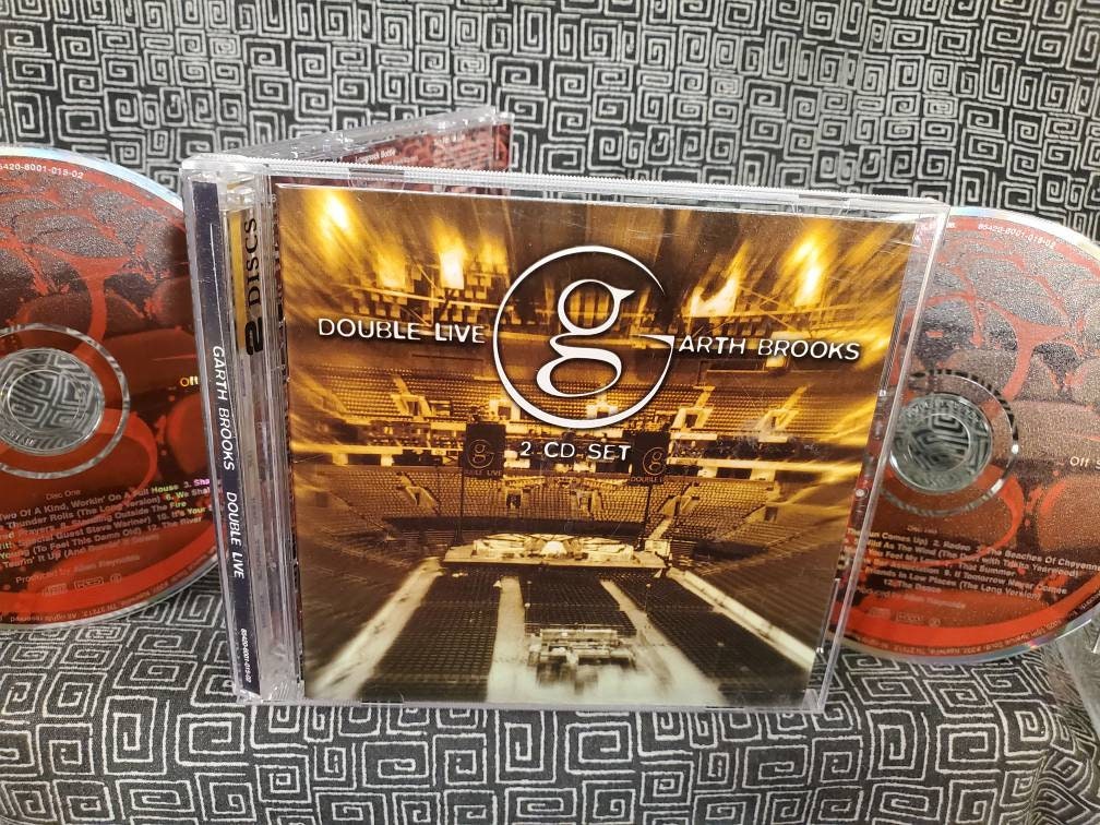 Garth Brooks Double Live CD 2 Disc Set Limited Edition Set HDCD 