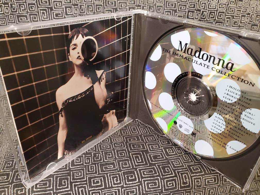 Madonna CD the Immaculate Collection Album Genre Electronic Pop Gifts  Vintage Music American Singer Songwriter Actress 