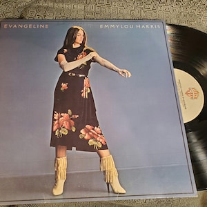 Emmylou Harris Vinyl Record - Evangeline - Play Tested LP - Vg+ Classic Female Country 1981