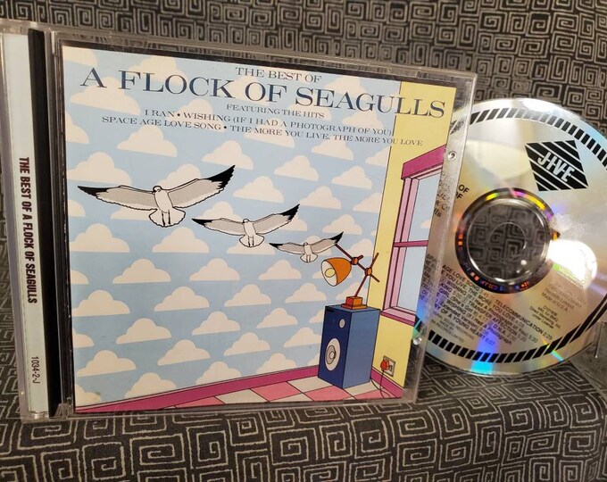 Flock of Seagulls CD Greatest Hits New Wave Classic Rock Band I Ran Space Age Love Song Etsy