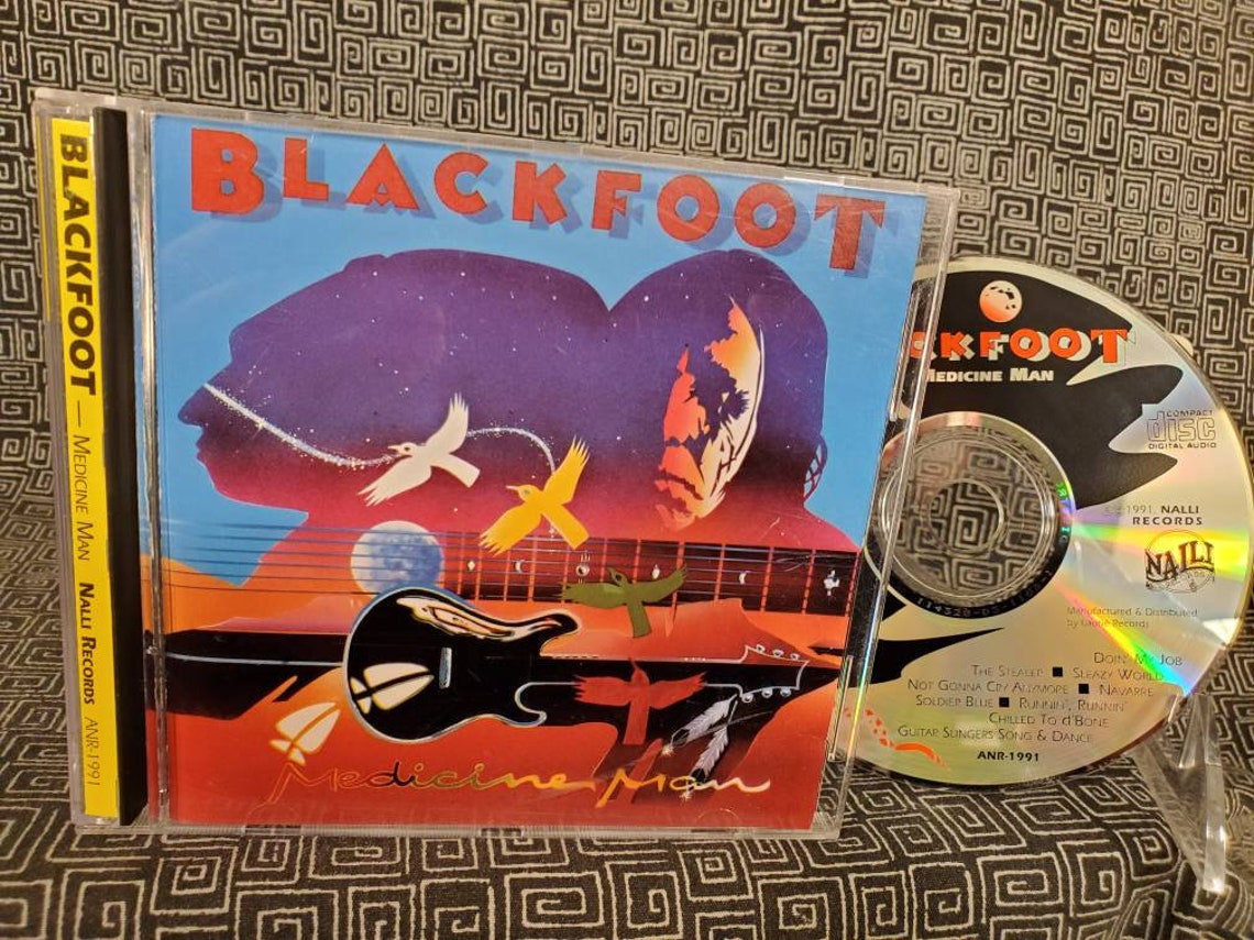Blackfoot Medicine Man CD Rattlesnake Rock and Roll Southern Etsy