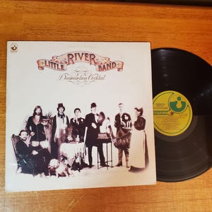 Little River Band Vinyl Record - Diamantina Cocktail - Vg+  1977 Yacht Rock - Play Tested LP