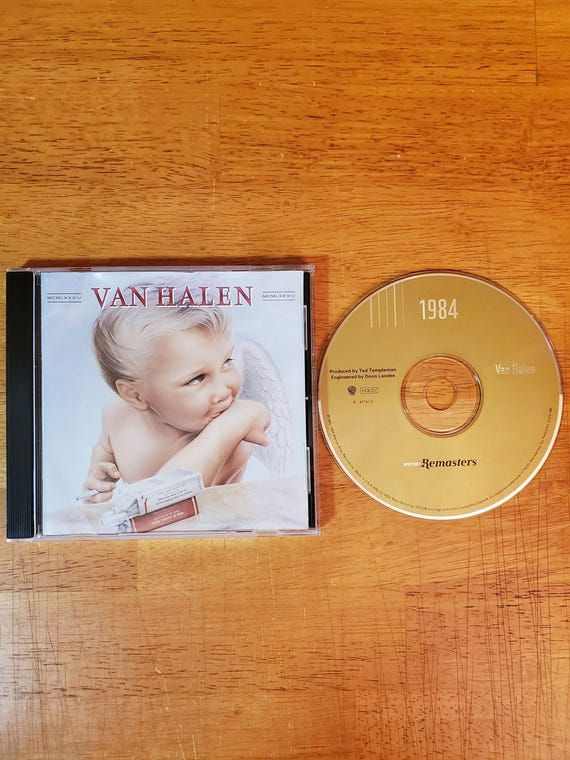 Van Halen 1984 CD Remastered Compact Disc - Eddie Van Halen - David Lee Roth - Panama - Hot For Teacher - Jump