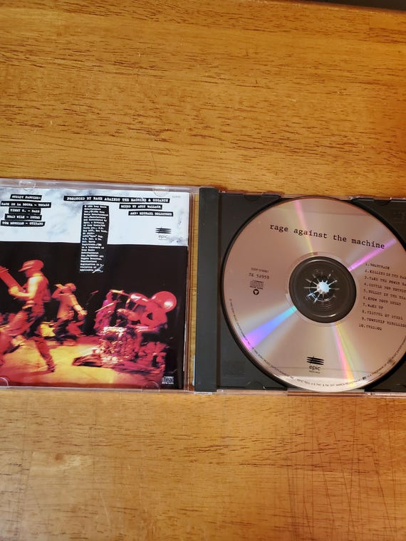 Rage Against the Machine CD - Self Titled First Album - Bombtrack