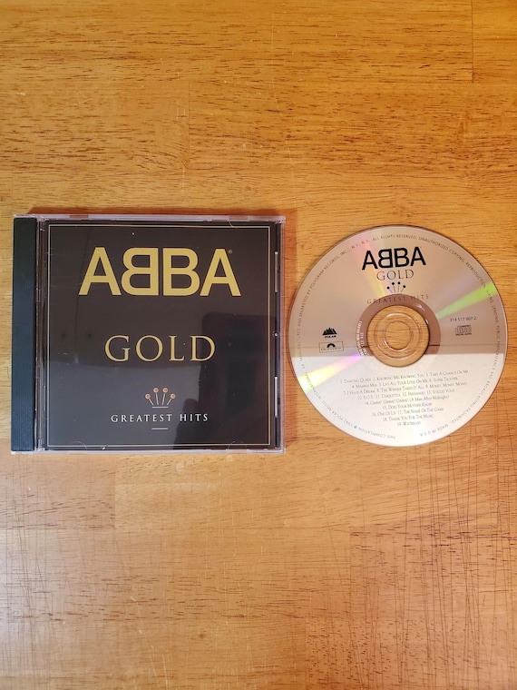 ABBA CD GOLD Greatest Hits Compact Disc - Mama Mia - Waterloo - Dancing Queen - Fernando