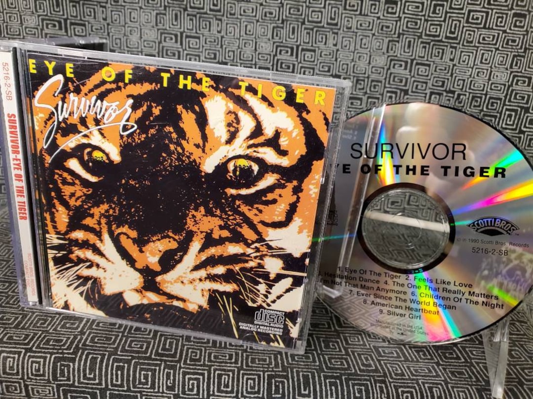 Survivor – Eye Of The Tiger- Used Cassette 1982 Scotti Bros. Tape- Roc–  Shuga Records