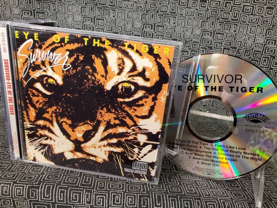 Survivor Eye Of The Tiger 2 Album Cover T-Shirt Black