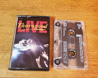George Thorogood - LIVE Cassette Tape - Greatest Hits -  Bad To The Bone - I Drink Alone 1986