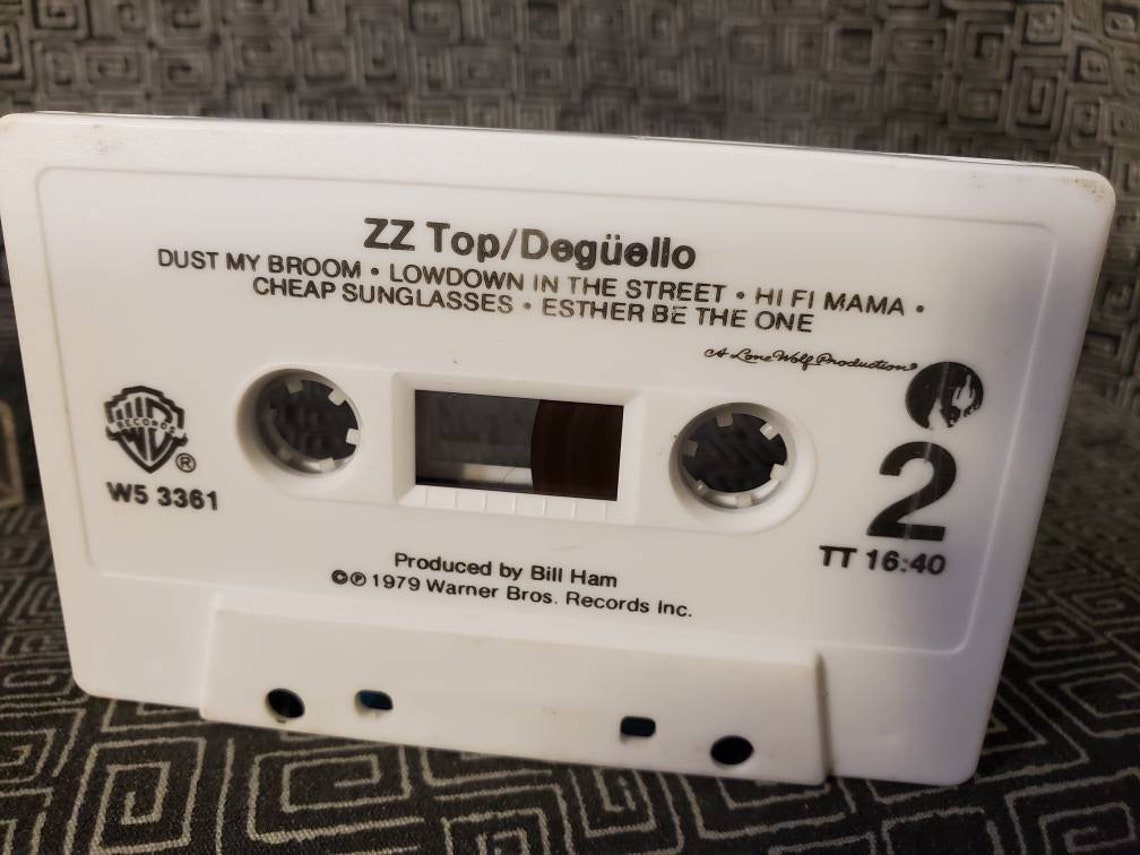 ZZ Top Deguello Cassette Tape I Thank You Dust My Broom Etsy