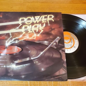 KTEL Power Play Vinyl Record - Play Tested LP Album - Various 80s Hit Rock Songs - Vg+ - Original 1980-  - Dance Music - Blondie - Journey