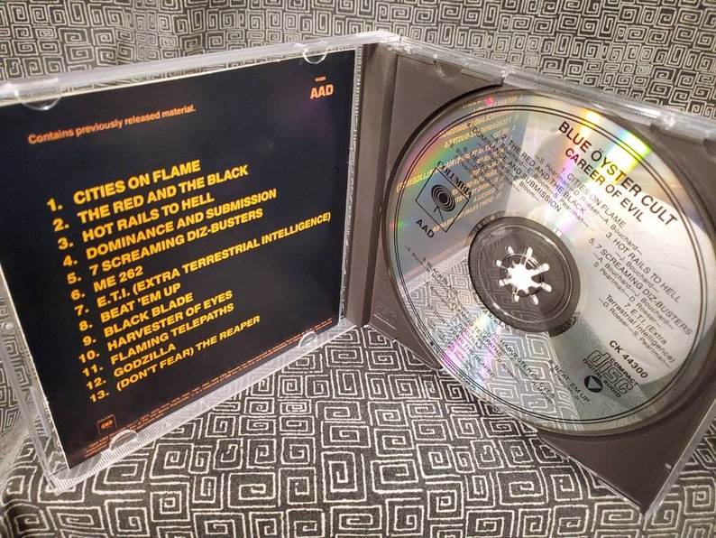 Blue Oyster Cult CD Career of Evil Greatest Hits the Etsy