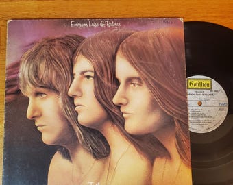 Emerson Lake and Palmer Vinyl Record - Trilogy - Play Tested LP Album - Vg+ 1972 - ELP - Prog Rock