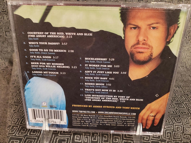 Toby Keith CD Unleashed 90s Country Music Legend - Whos Your Daddy - Angry American image 3