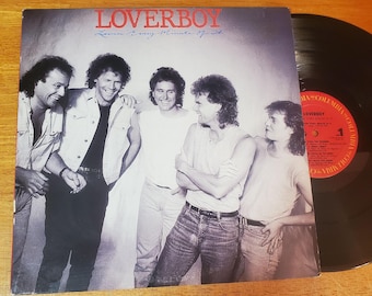 LOVERBOY Keep It Up Vinyl Record - Lovin Every Minute Of It - Vg+ Classic Rock - Original 1985