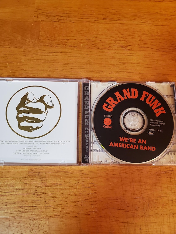 Grand Funk Railroad CD - We're an American Band - Bonus Tracks