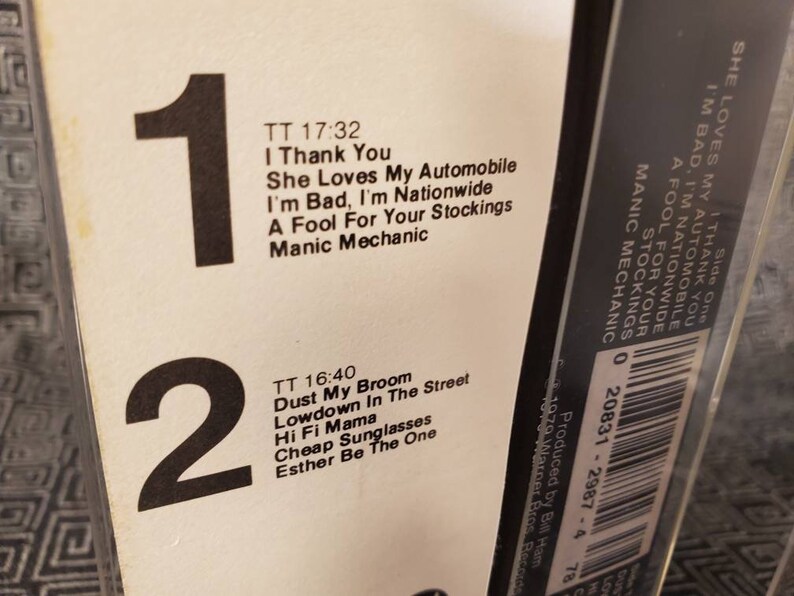 ZZ Top Deguello Cassette Tape I Thank You Dust My Broom Etsy