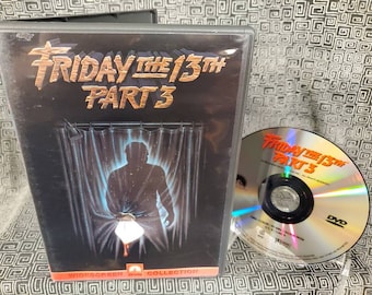 Friday The 13th Part 3 DVD  Movie - Jason Vorhees Slasher Horror - Halloween Gift