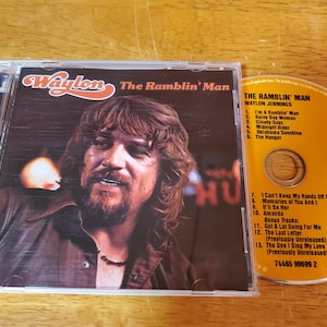 Waylon Jennings CD Ramblin Man - Outlaw Country - Bonus Tracks