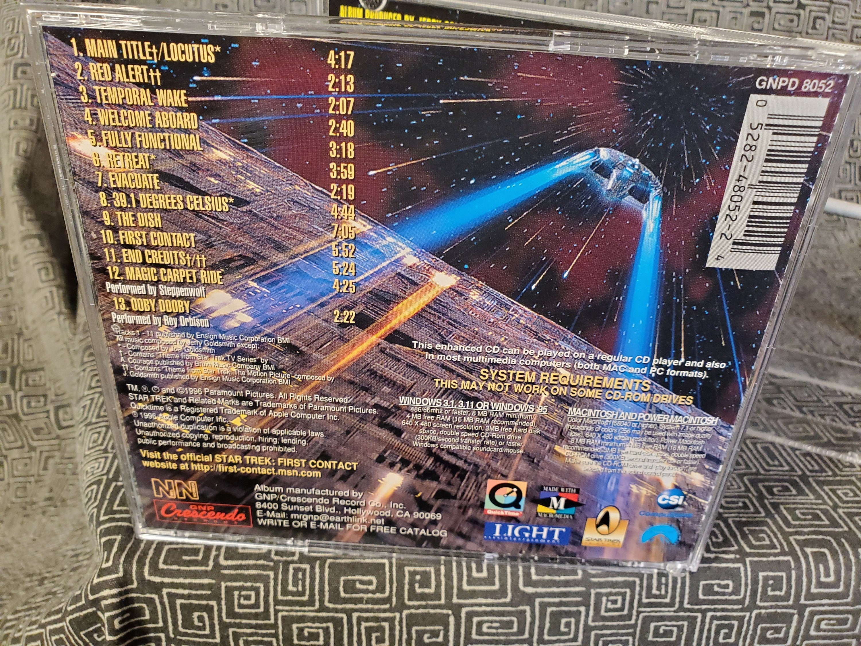 Star Trek Movie Soundtrack CD First Contact - Jerry Goldsmith