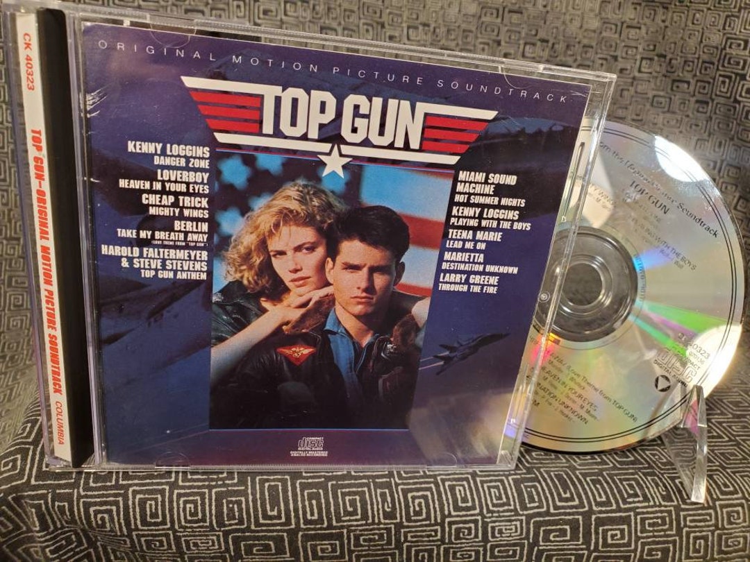 Top Gun Movie Soundtrack CD Tom Cruise Kenny Loggins Danger Zone 