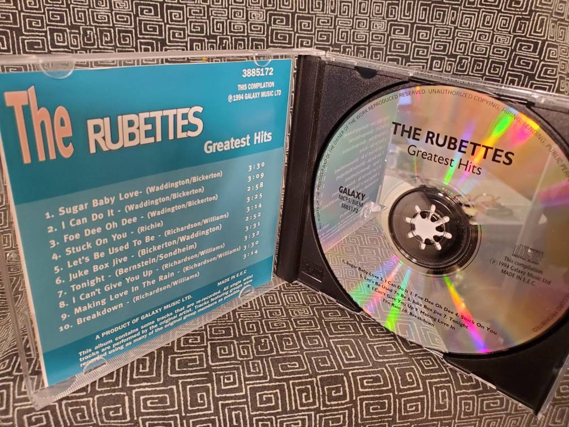 The Rubettes Greatest Hits CD 70's Glam Rock - Sugar Baby Love - 1994 ...