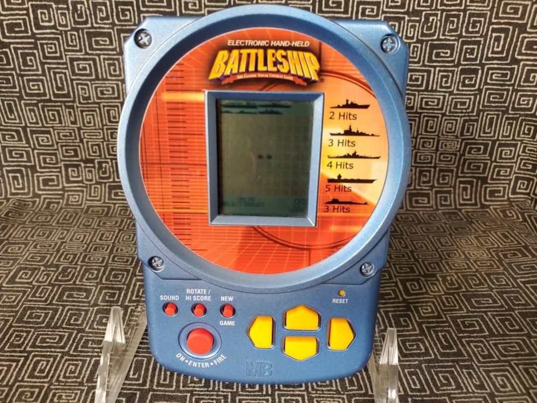 Battleship Electronic Handheld Game Video Version of Board Etsy