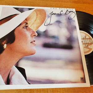 Joan Baez Vinyl Record - Greatest Hits Best Of - Play Tested LP Album - Vg+ - Original  1977  - Folk Music