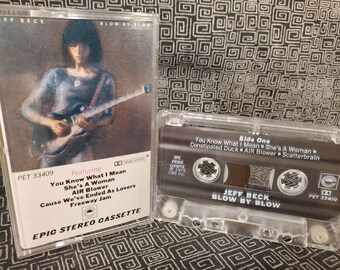 Jeff Beck Blow By Blow Cassette Tape - Jazz Fusion Rock Guitarist - Epic PET33409