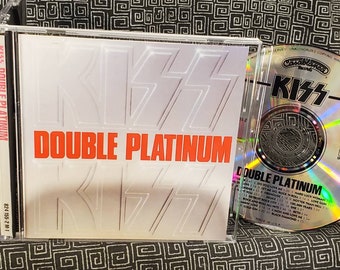 KISS DOUBLE PLATINUM 日本盤 帯付き 美品 KISS Double Platinum JAPAN 2CD P58C-20020~21 BURRNIN
