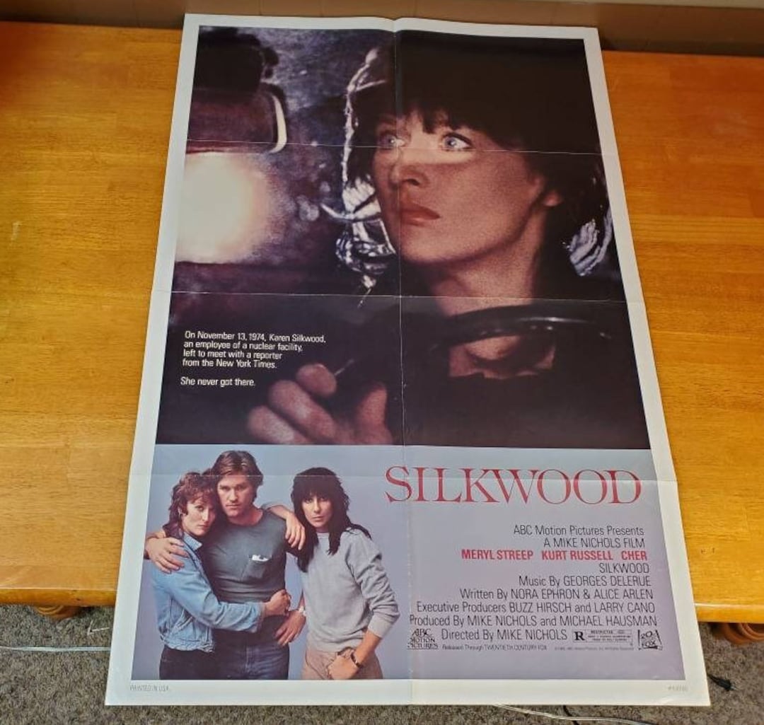 SILKWOOD Movie Poster Authentic Original Vintage Folded Etsy